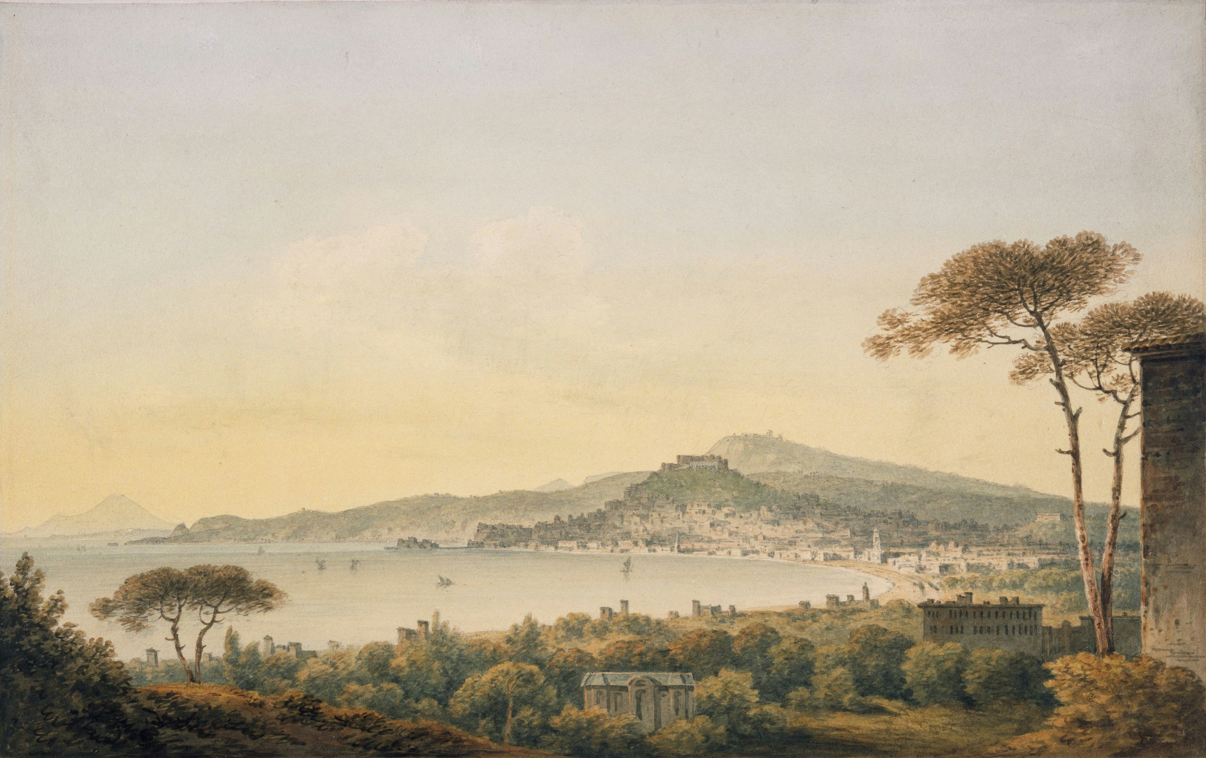Landscape overlooking a bay